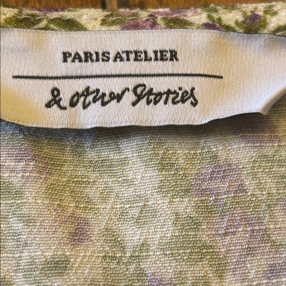 Paris Atelier & Other Stories Floral Midi Dress 4 - Picture 11 of 16
